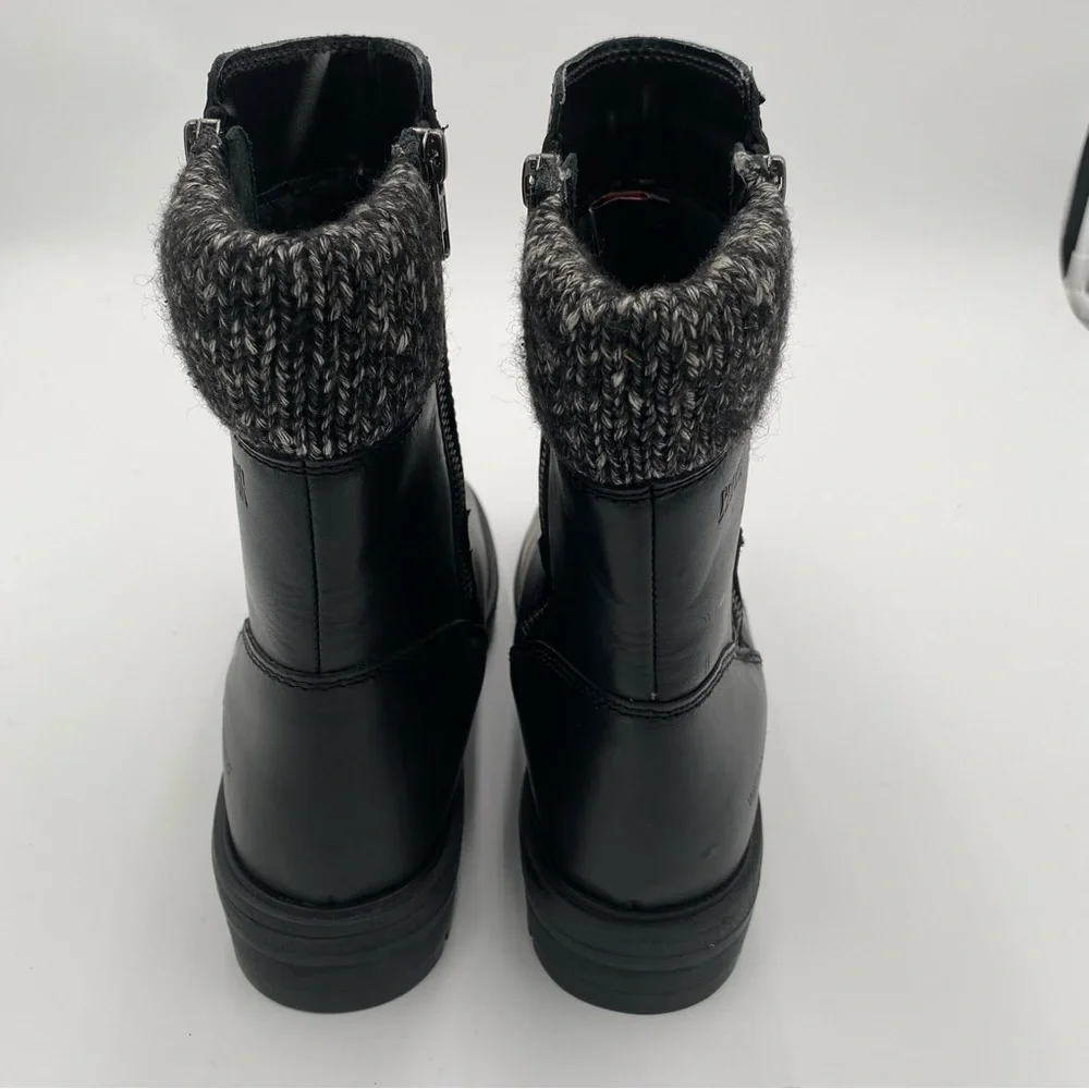 Cougar Women's Neptune Waterproof Knit Winter‎ Boots Black White Size 7 (NWOT)